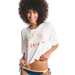 Havaianas Tshirt Cropped Aloha Vibes Off White Axs image number null