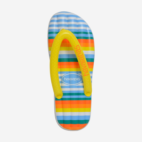 Havaianas Print Lilo - White/Orange - Pool and Beach Inflatable image number null