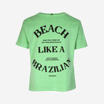 T-Shirt W Beach Like A Brazilian image number null