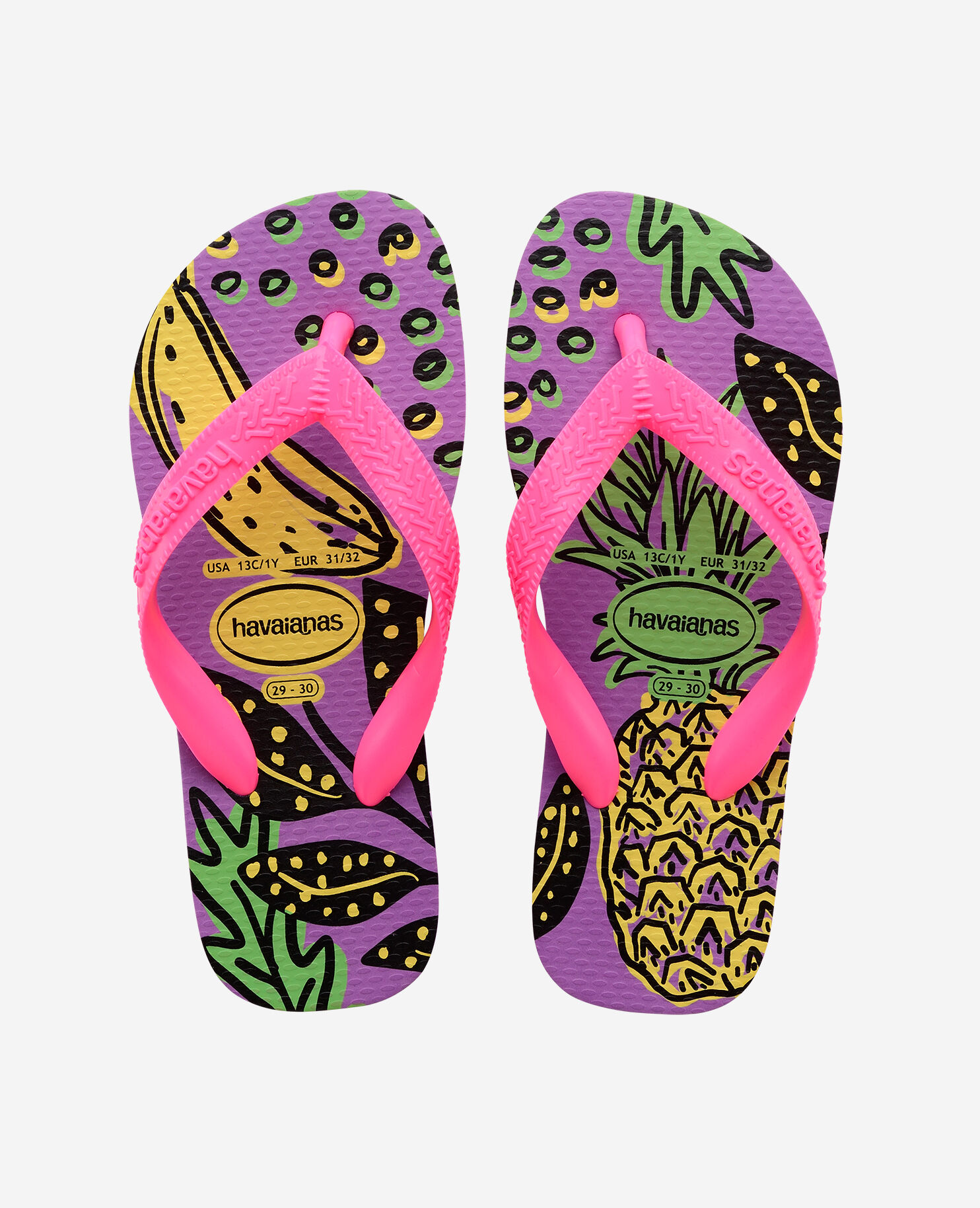 Tongs claquettes motifs citrons Enfants Garçons Chaussures Sandales Havaianas Sandales 