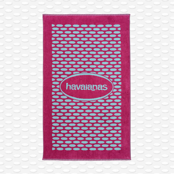 Havaianas Bicolor Velvet Logo Towel - Serviette - rose pitaya image number null