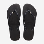 Havaianas Slim Crystal Glamour SW - Chinelos - Preto - Mulher image number null