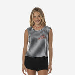 Stripes Chill Your Brain Tank image number null