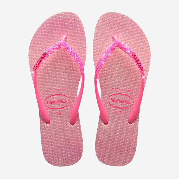 Havaianas Slim Glitter Iridescent in Flip Flops Havaianas