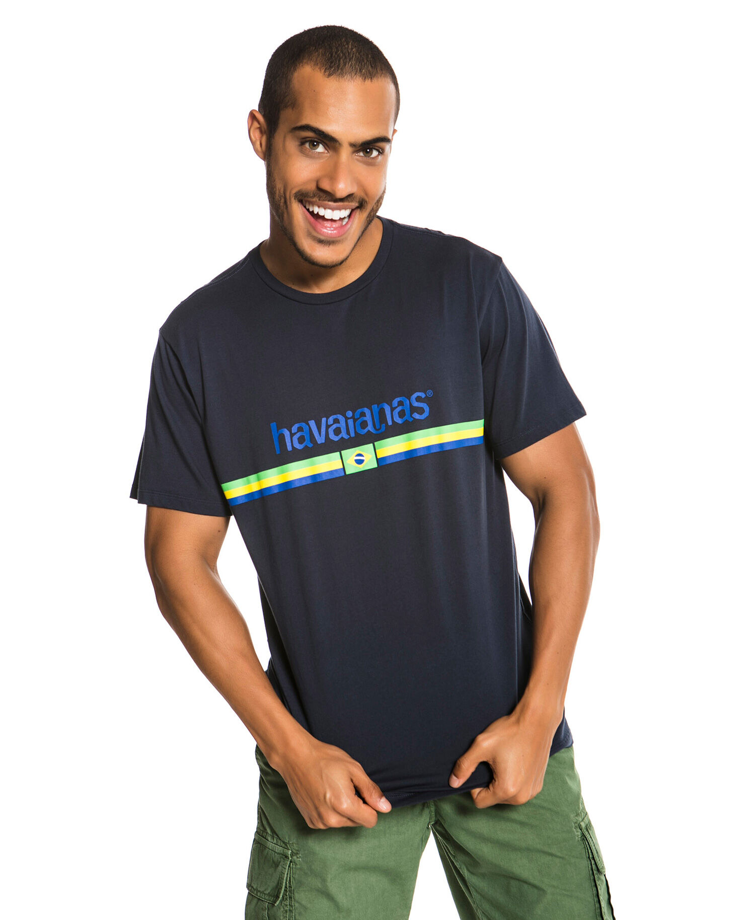 Havaianas T shirt Brasil Logo Uomo Havaianas wear Havaianas