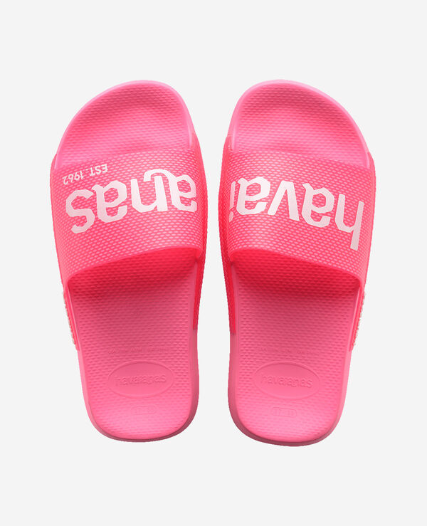 Havaianas Slide Logomania Neon image number null