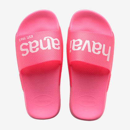 Havaianas Slide Logomania Neon