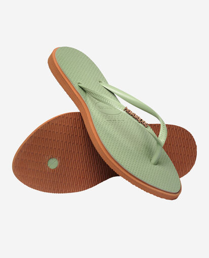 thumbnail: Havaianas Slim Point Flip-Flops Bruin Voor Dames - Trendy Teenslippers Met Elegante Pasvorm
