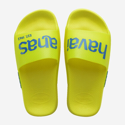 Havaianas Slide Logomania Neon