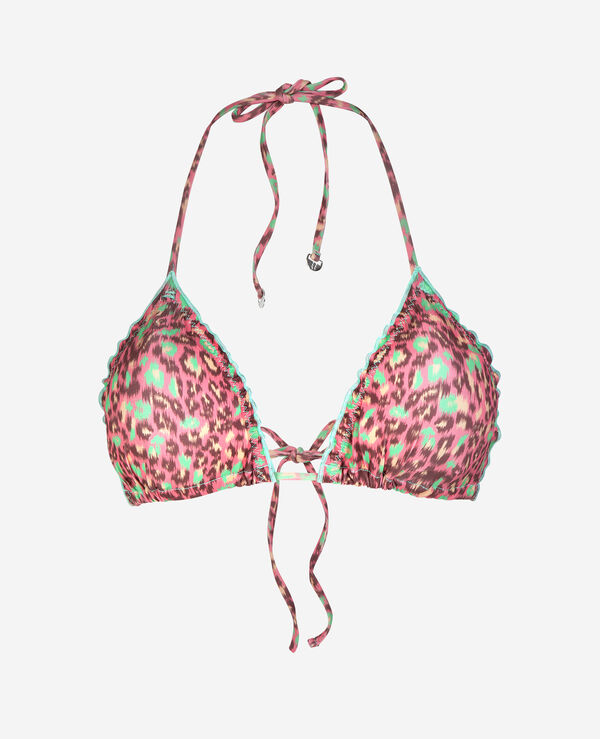 Havaianas Bikini Top Ripple Animal Print image number null