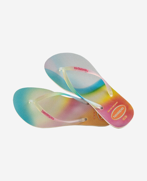 Havaianas Slim Metallic Rainbow image number null