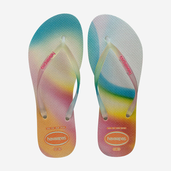 Havaianas Slim Metallic Rainbow image number null