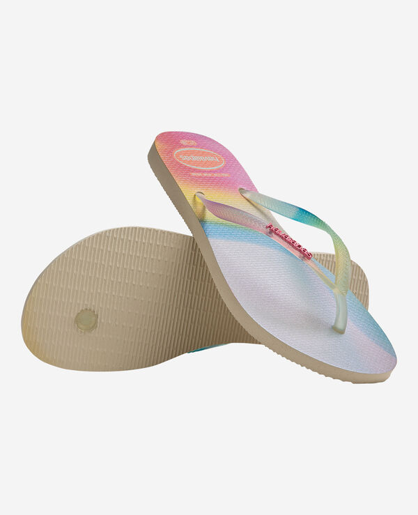 Havaianas Slim Metallic Rainbow image number null