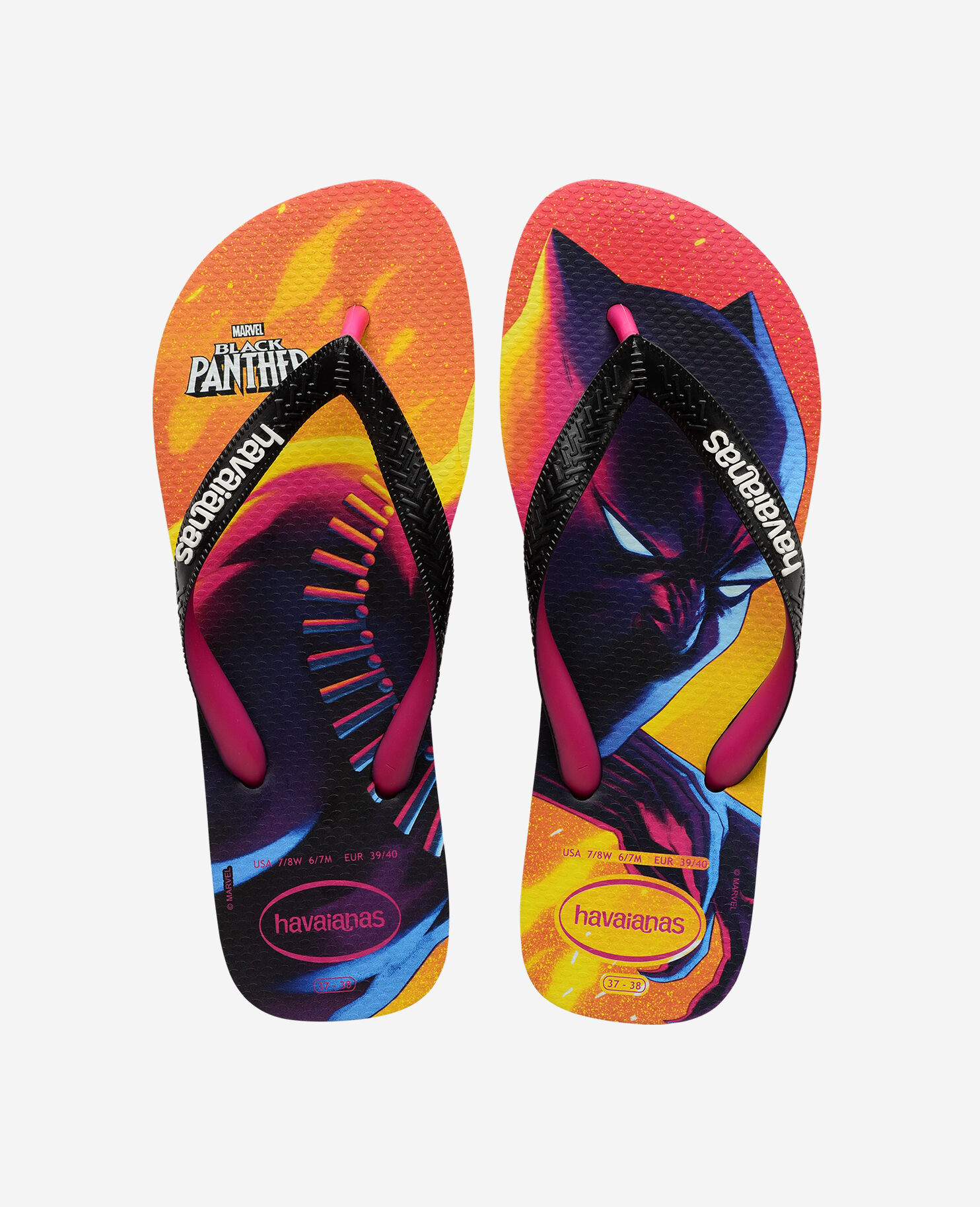 Havaianas Boy's Top Marvel Logomania Flip-Flop - Mini Me Superhelden Sandalen
