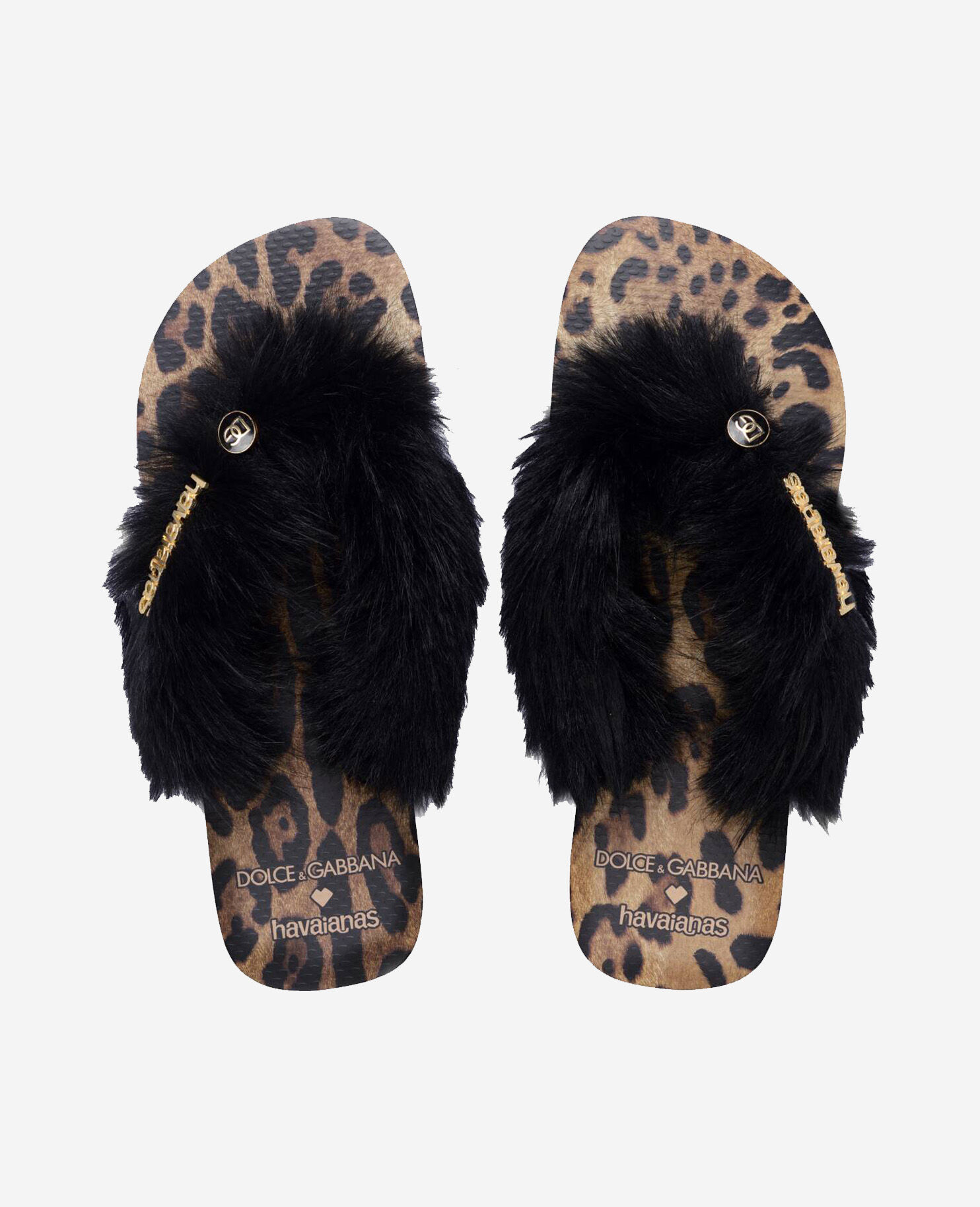 Havaianas Top Dolce&Gabbana Animals Fur in Dolce&Gabbana x
