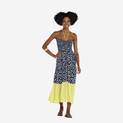 Havaianas Long Dress Bicolour Onca