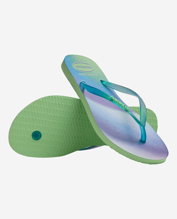 Havaianas Slim Metallic Rainbow image number null
