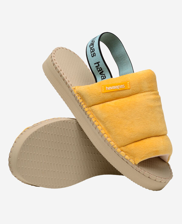 Havaianas Pantufas De Veludo Com Plataforma image number null