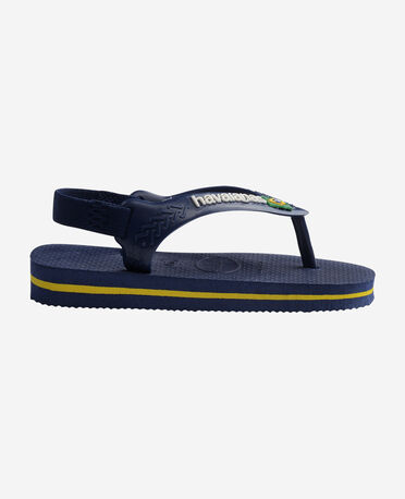 Havaianas Sandales Bébé Baby Brasil Logo II - Caoutchouc Souple Avec Sangle Talon