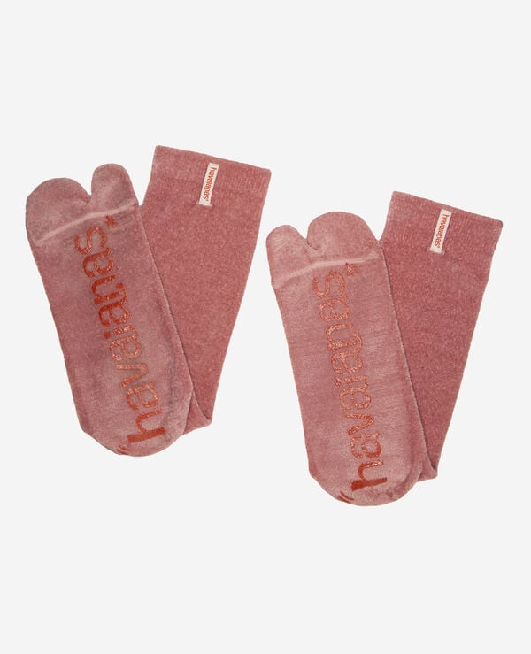 Havaianas Tabi Fur Logo Socks image number null