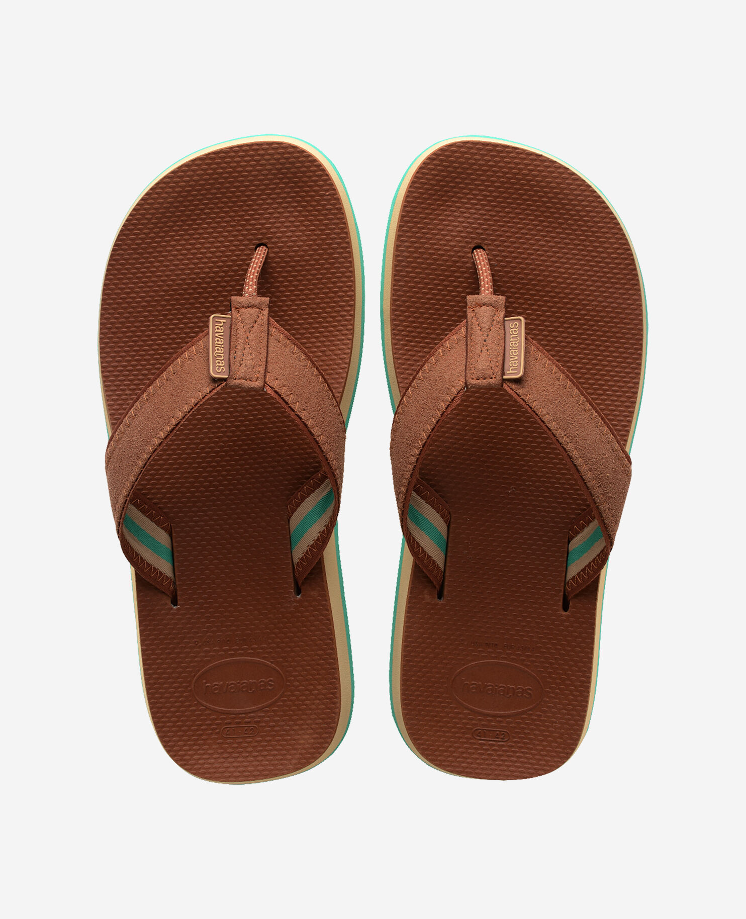 Havaianas mens leather flip flops discount