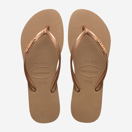 Havaianas Slim Logo Metallic