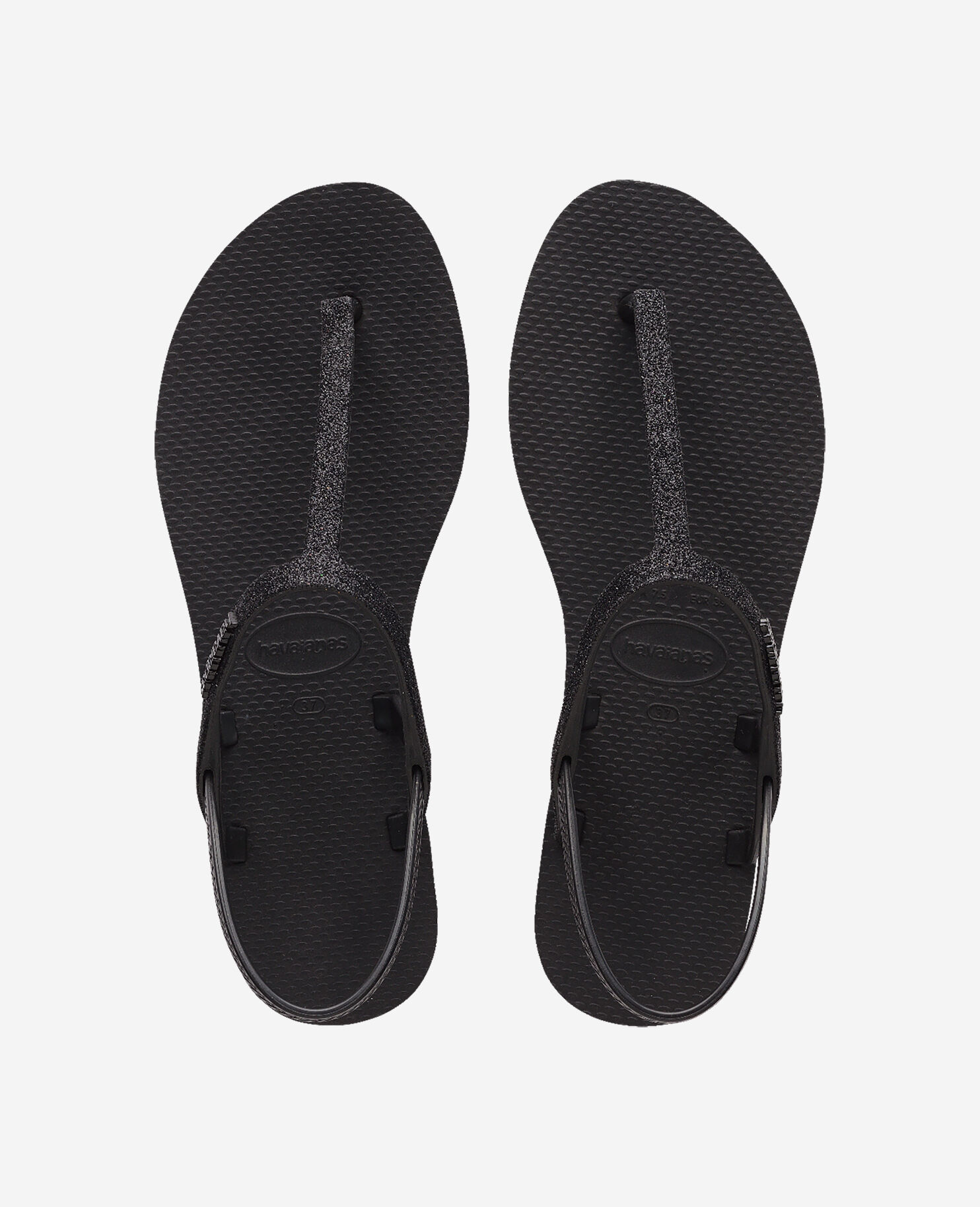 Black sparkly havaianas 2025
