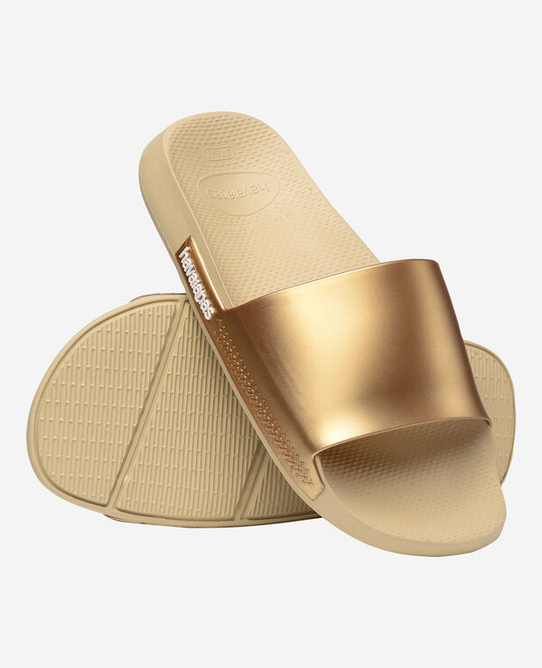 Havaianas Slides Classic Metallic image number null