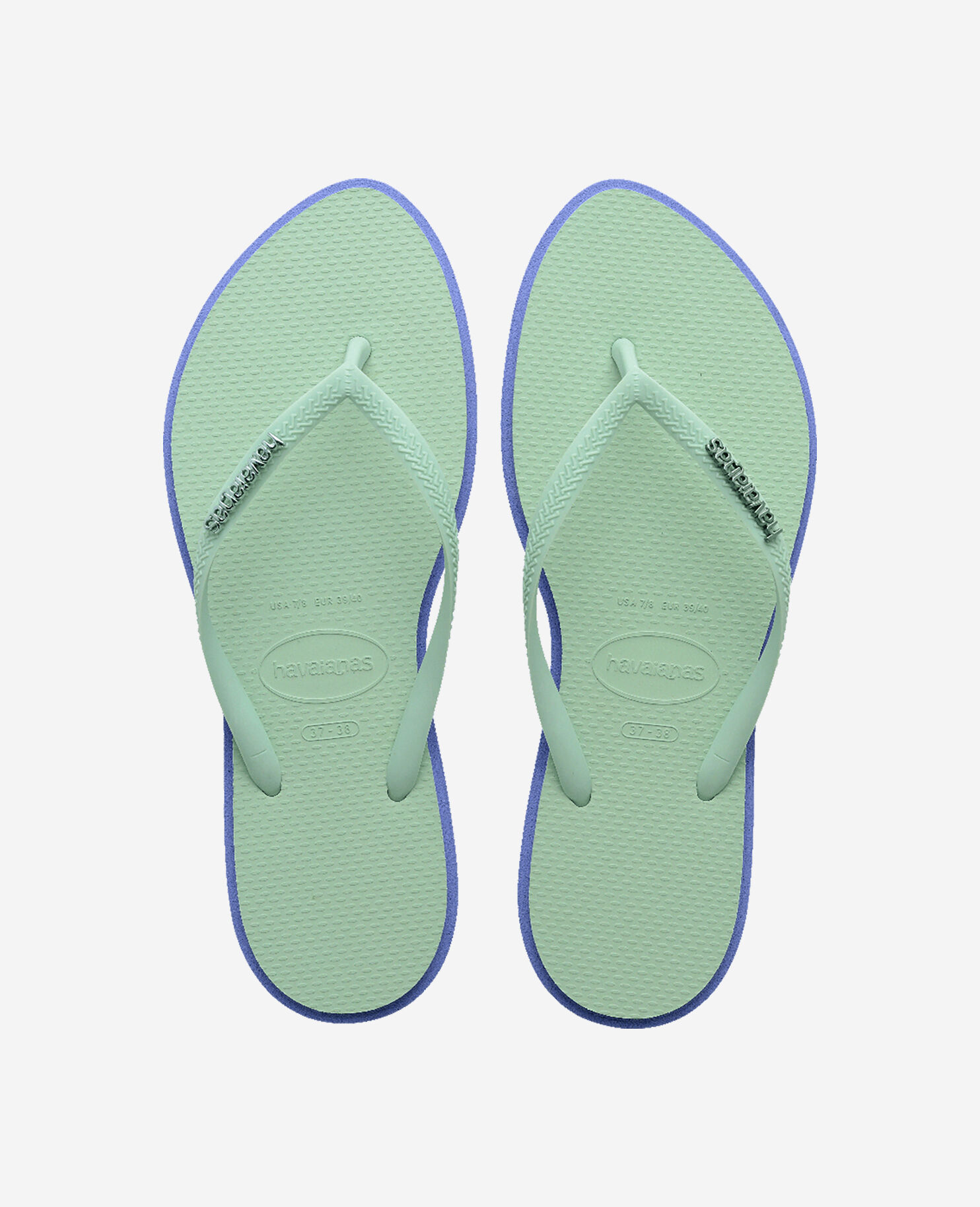 White havaianas slim store