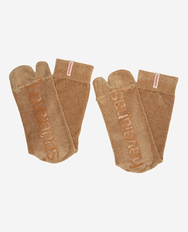 Havaianas Tabi Fur Logo Socks image number null