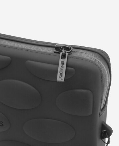 Borsa A Tracolla Havaianas Unisex – Grigio Militare, In Gomma Con Supporto Cellulare, Piccola