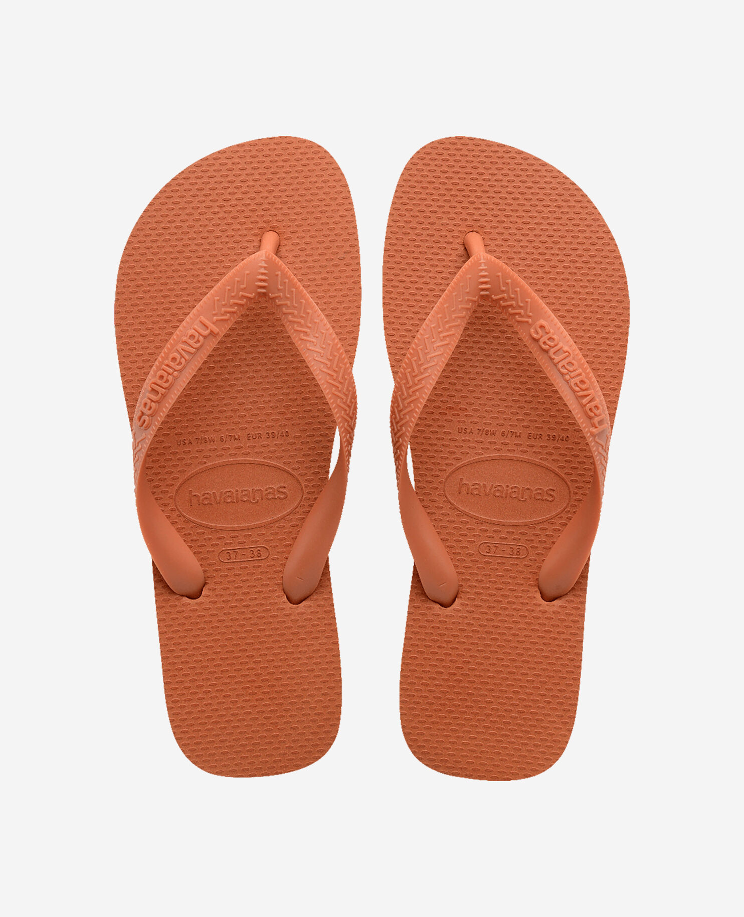 Havaianas Brasil Havaianas Oranje Havaianas Square Toe Flip Flops