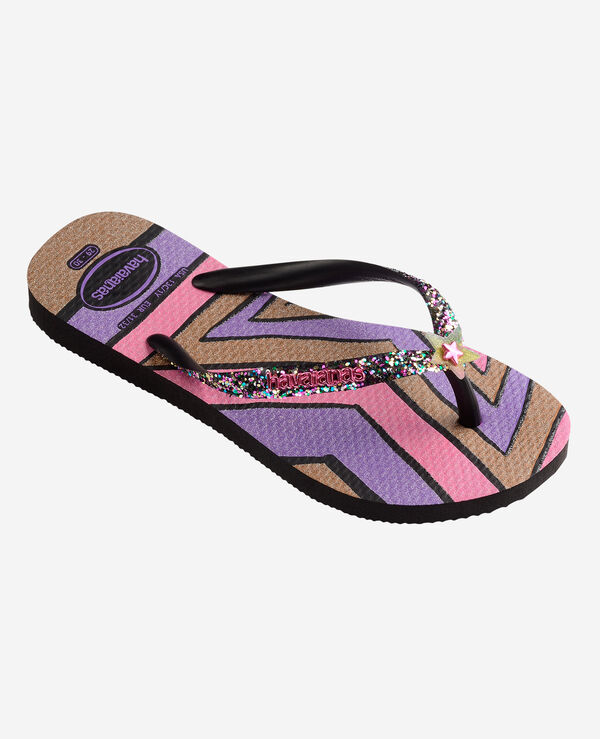Havaianas Kids Slim Glitter Trendy image number null