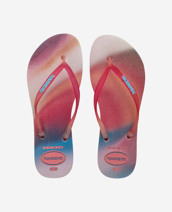 Havaianas Slim Metallic Rainbow image number null