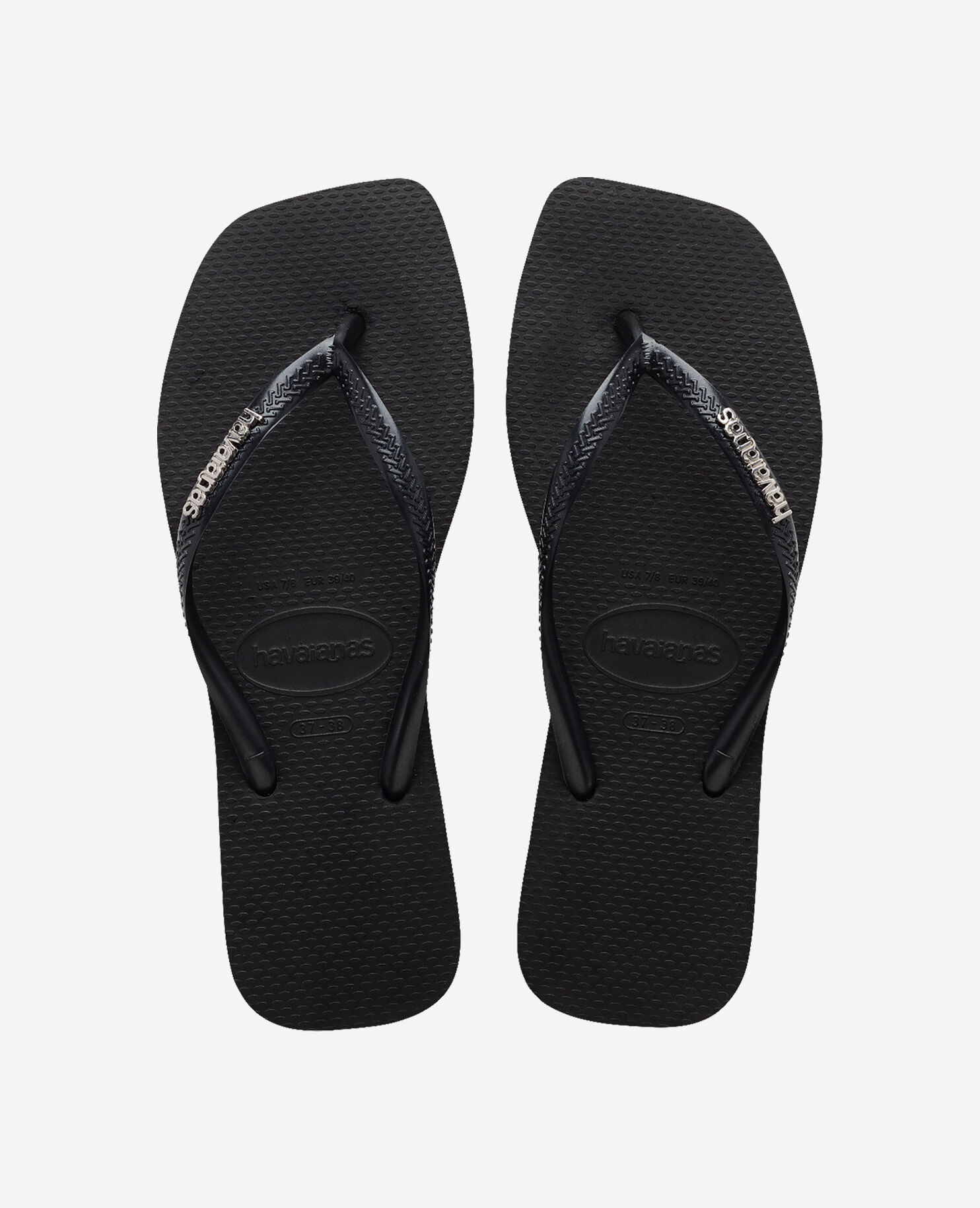 Black metallic havaianas on sale