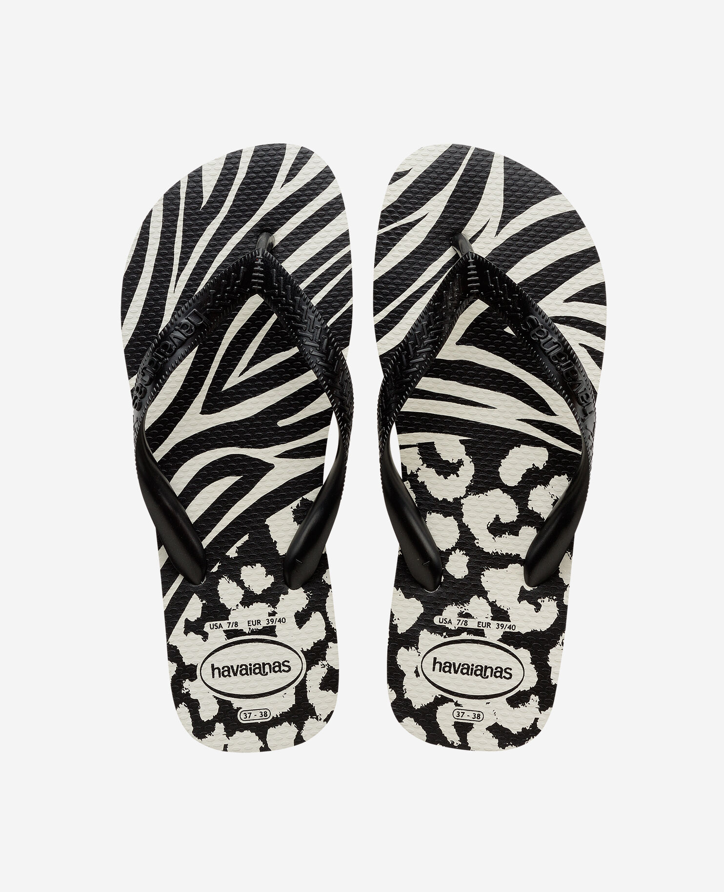 White and gold havaianas outlet