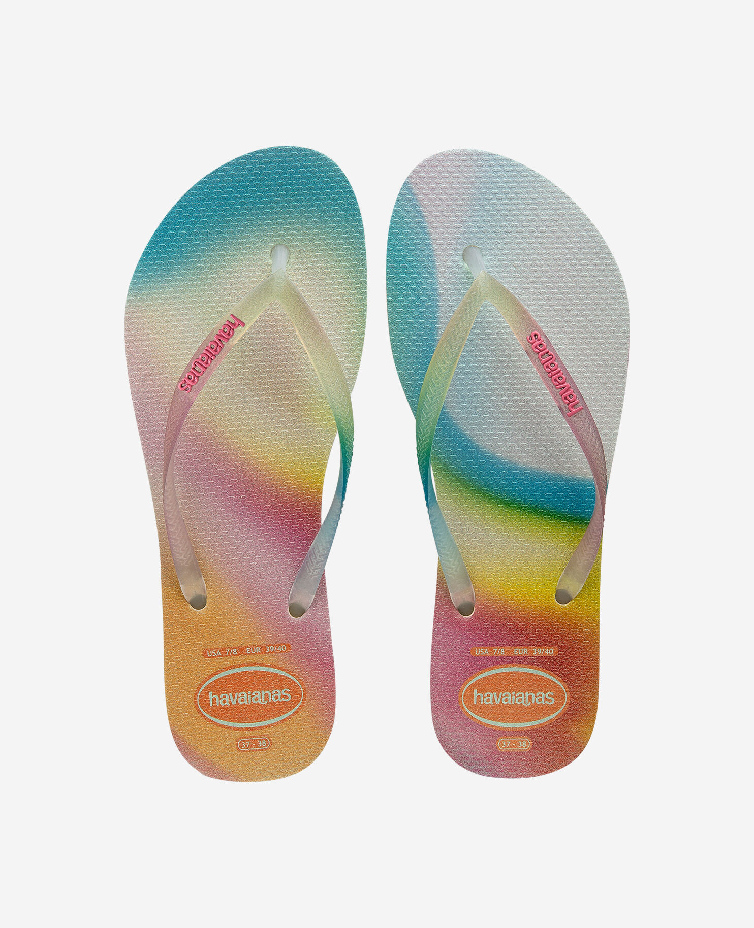 Havaianas Slim Metallic Rainbow in Hidden Category Havaianas