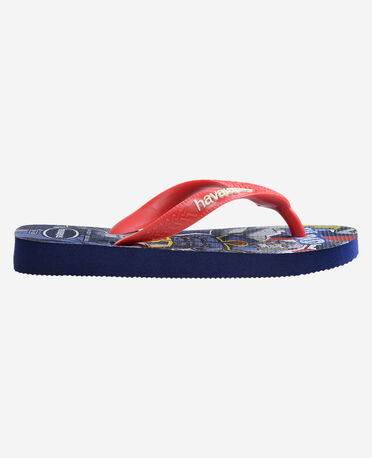 Havaianas Kids Heroes – Infradito Per Ragazzo, Gomma, Suola Piatta, Taglia Unica (Attenzione Alla Nuova Taglia)