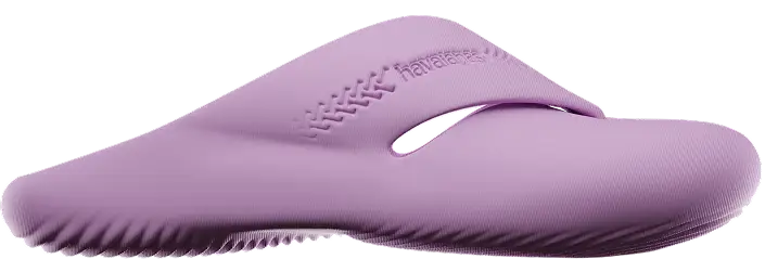Purple Havaianas Top Toe Mule printed by Zellerfeld