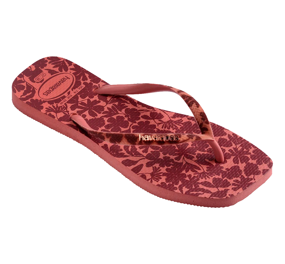 Havaianas Square Velvet in Canyon Clay