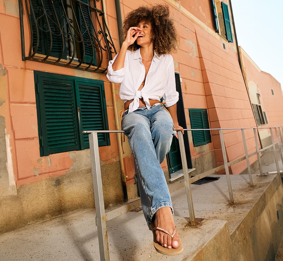 Look de campaña Fall Winter con havaianas