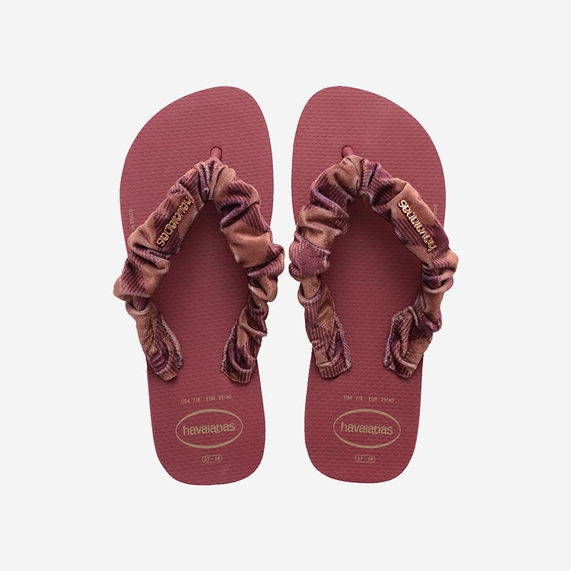 Havaianas Brasil Twist marine blue flip-flops