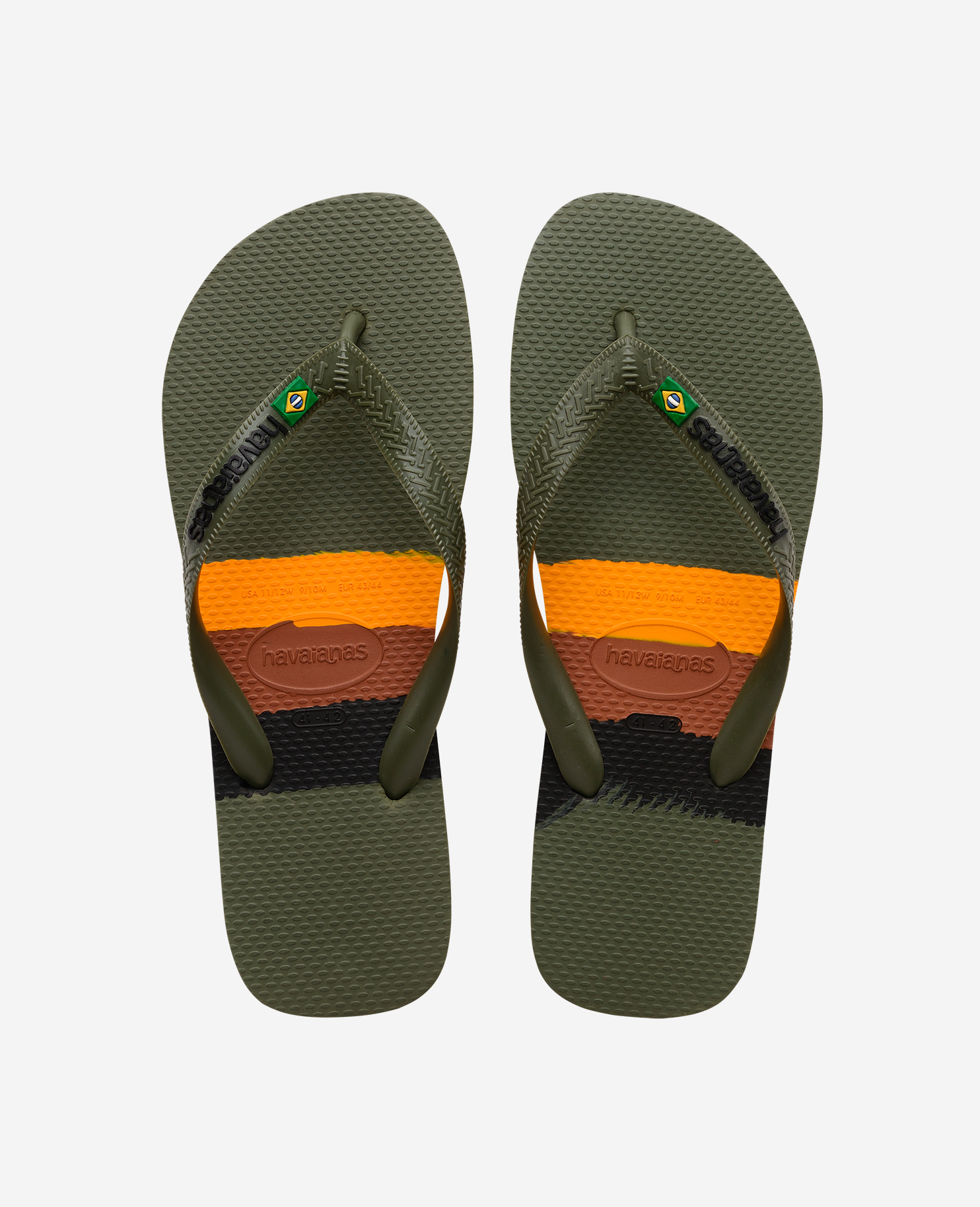 Havaianas Unisex Flip Flops Brasil Tech 45/46