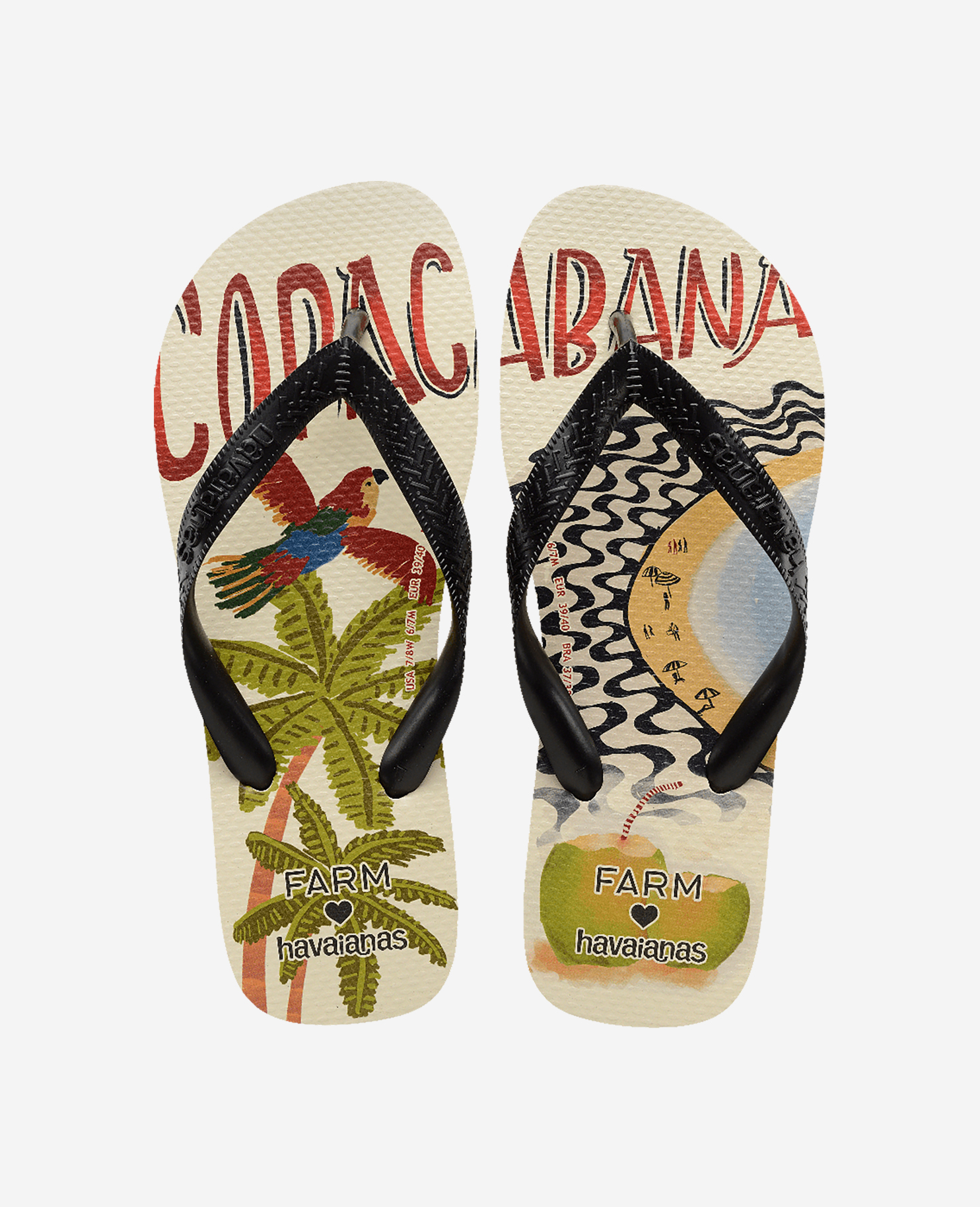 Havaianas Unisex Flip Flops Top Farm Copacabana