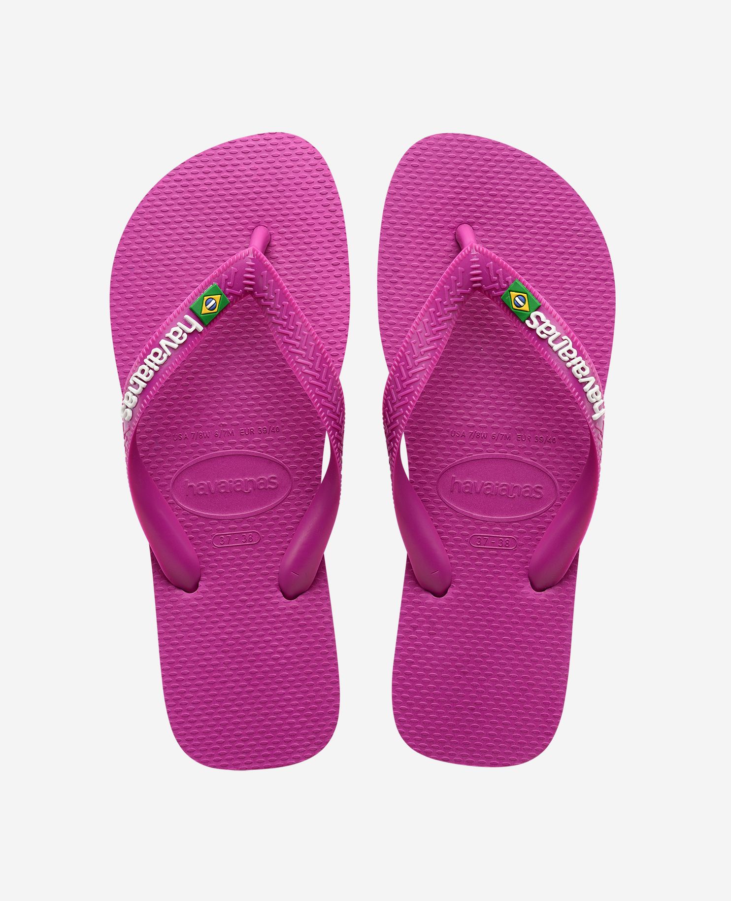 Havaianas Unisex Flip Flops Brasil Logo 29/30