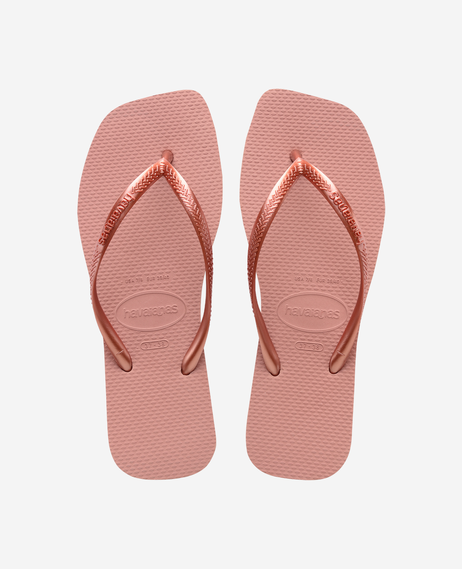 Havaianas Women's Light/Black/White Flip Flops Square