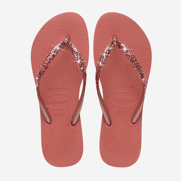 Havaianas Women's Light Flip Flops Slim Glitter Ii