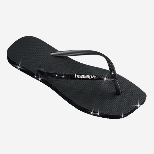 Havaianas Women's Flip Flops Slim Square Sparkle
