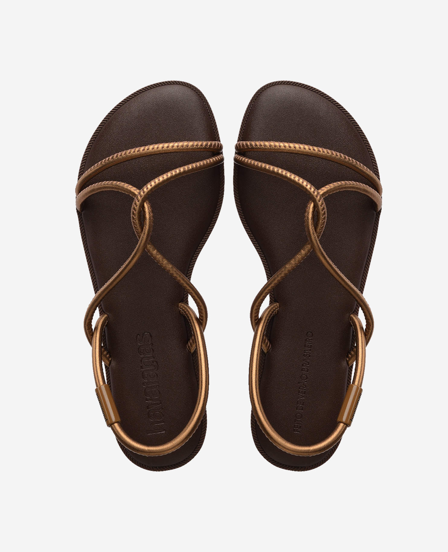 Havaianas Sandals>Una Manga  Una Manga Metallic Foam, Women's Size 38
