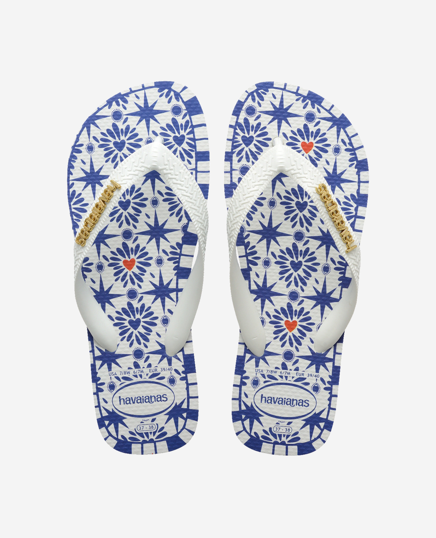 Havaianas Flip Flops>Top Sao Luis  Top Sao Luis  Rubber, Women's Size 37/38